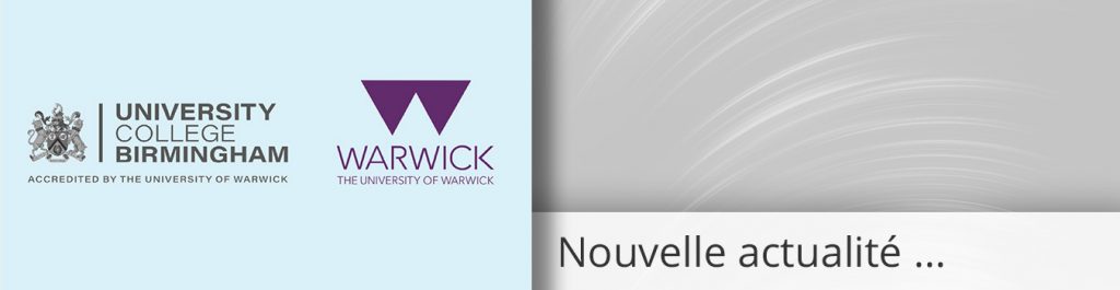 UCB partenaire avec l'université de Warwick